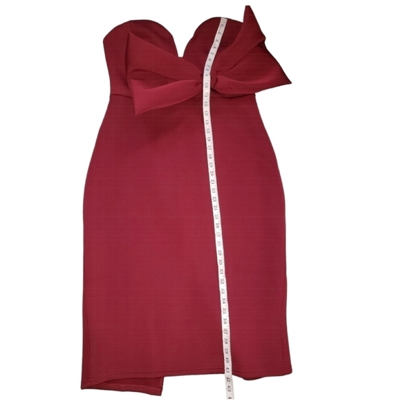 NWT Love And Lemonade Sweetheart Bow Bodycon Dress Size XL - Picture 6 of 8
